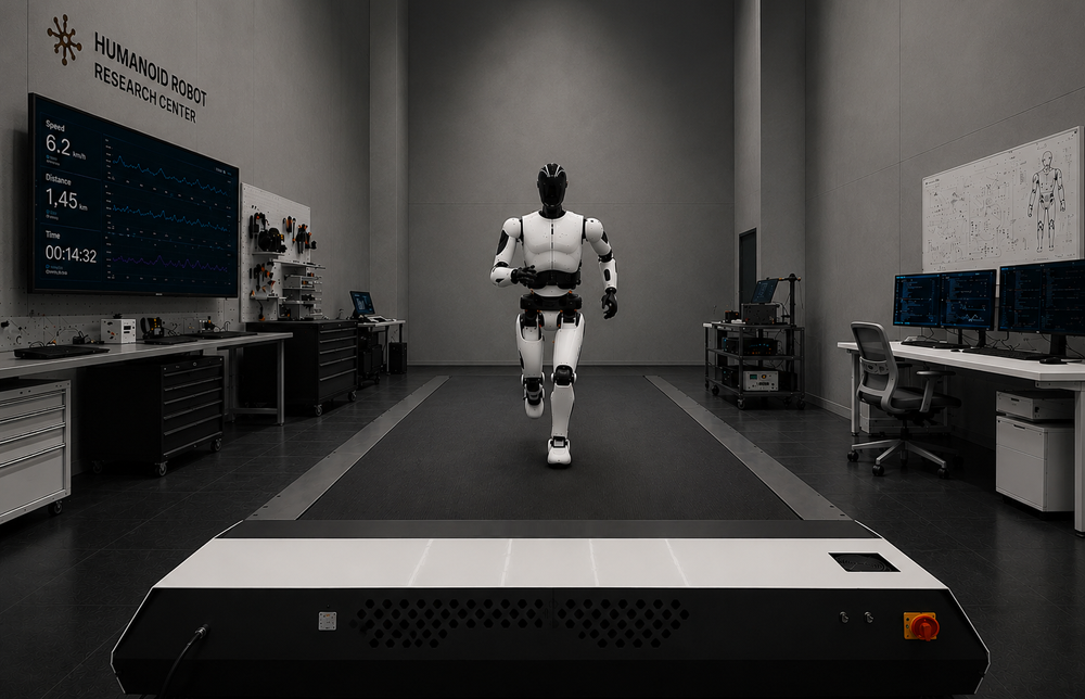 KIMSLAB KUT-2000L large scale humanoid and quadruped robot locomotion platform