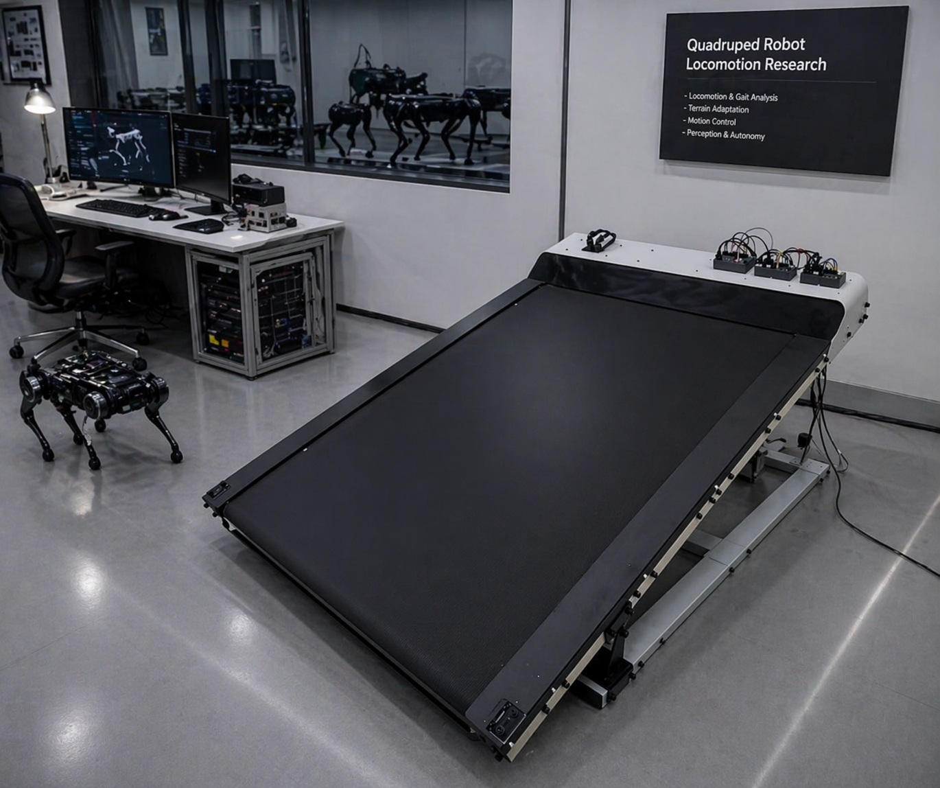KIMSLAB KUT custom robotic gait analysis and rehabilitation research platform